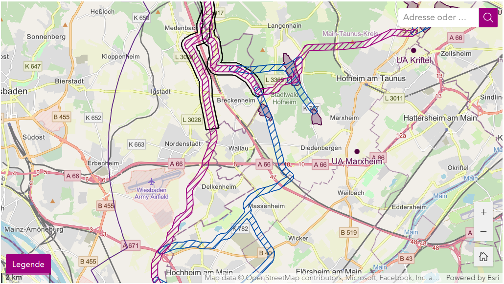 FWG Wiesbaden verfasst Stellungnahme zum geplanten Rhein-Main-Link