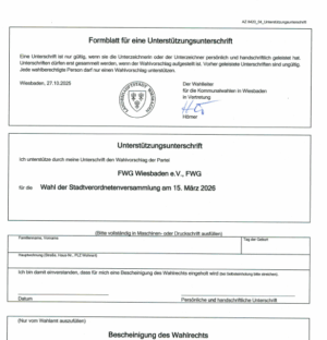 Unterstützen Sie uns mit Ihrer Unterschrift!